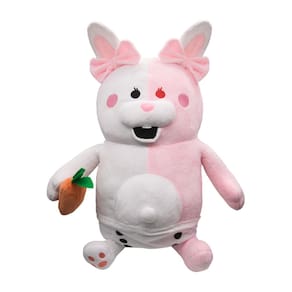 Brinquedo de pelúcia Werycos Pink White Rabbit 60 cm/23,62 polegadas recheado
