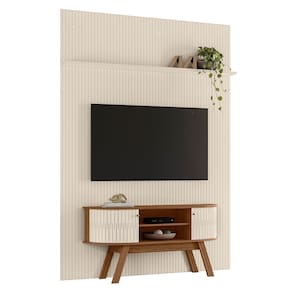Rack Bancada com Painel Silverstone para TV até 75” - Madetec