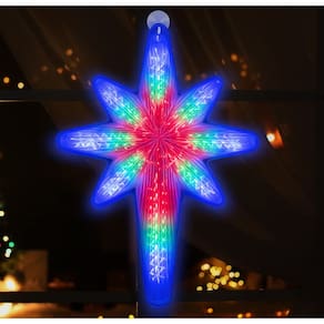 Pendurado de Natal ao ar livre Bethlehem Star LAMPHOME 20 44 LED