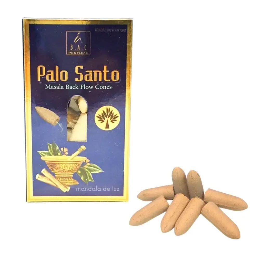 Incenso Massala Balaji Cascata Backflow Palo Santo