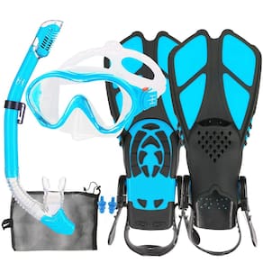 Conjunto de snorkeling HH HHAO SPORT Kids Mask Fins Snorkel para crianças