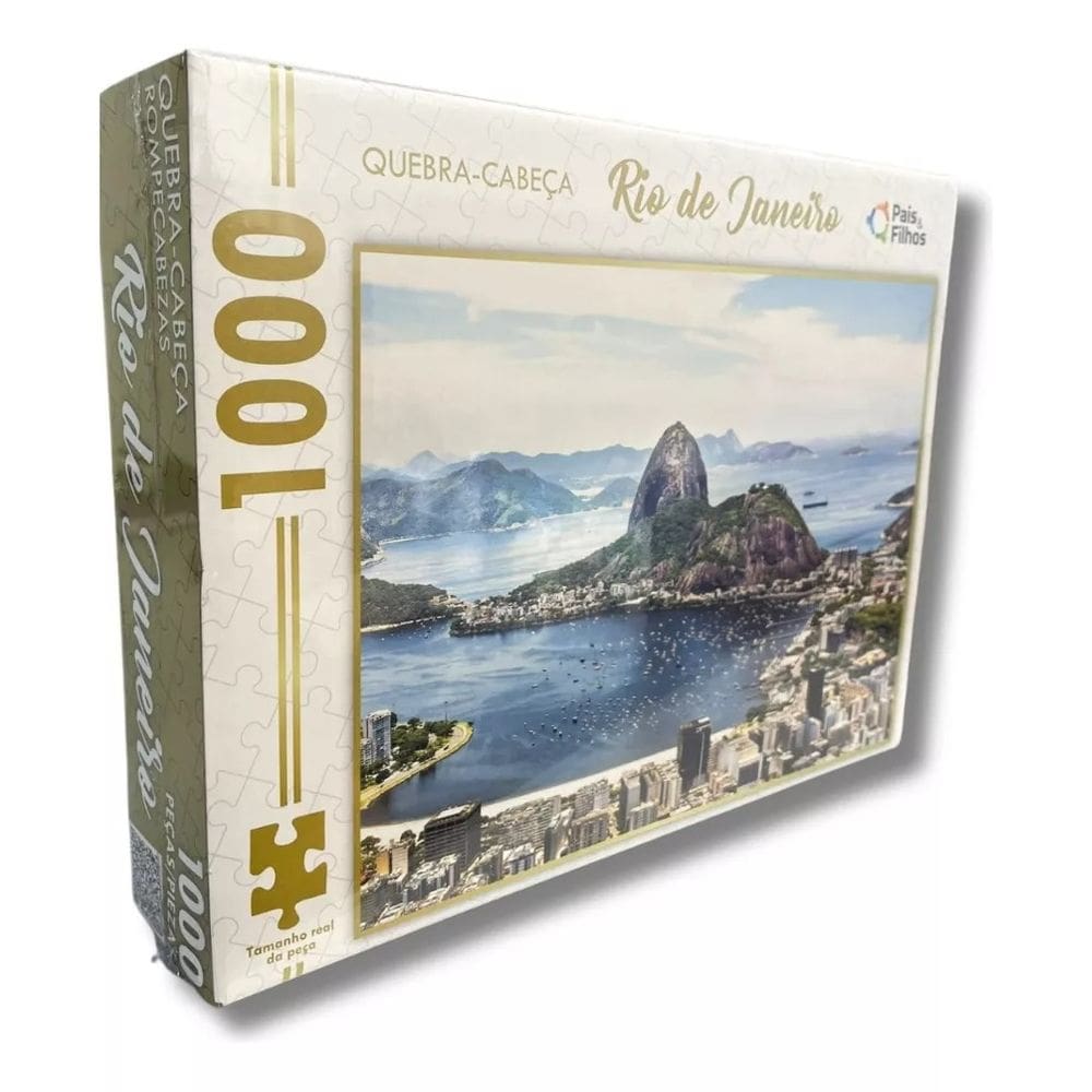 Quebra Cabeça 1000 Peças Pão De Açúcar Rio De Janeiro Brasil
