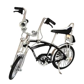 Miniatura de Bike Fashion Preta Trend Brinquedo Colecionável