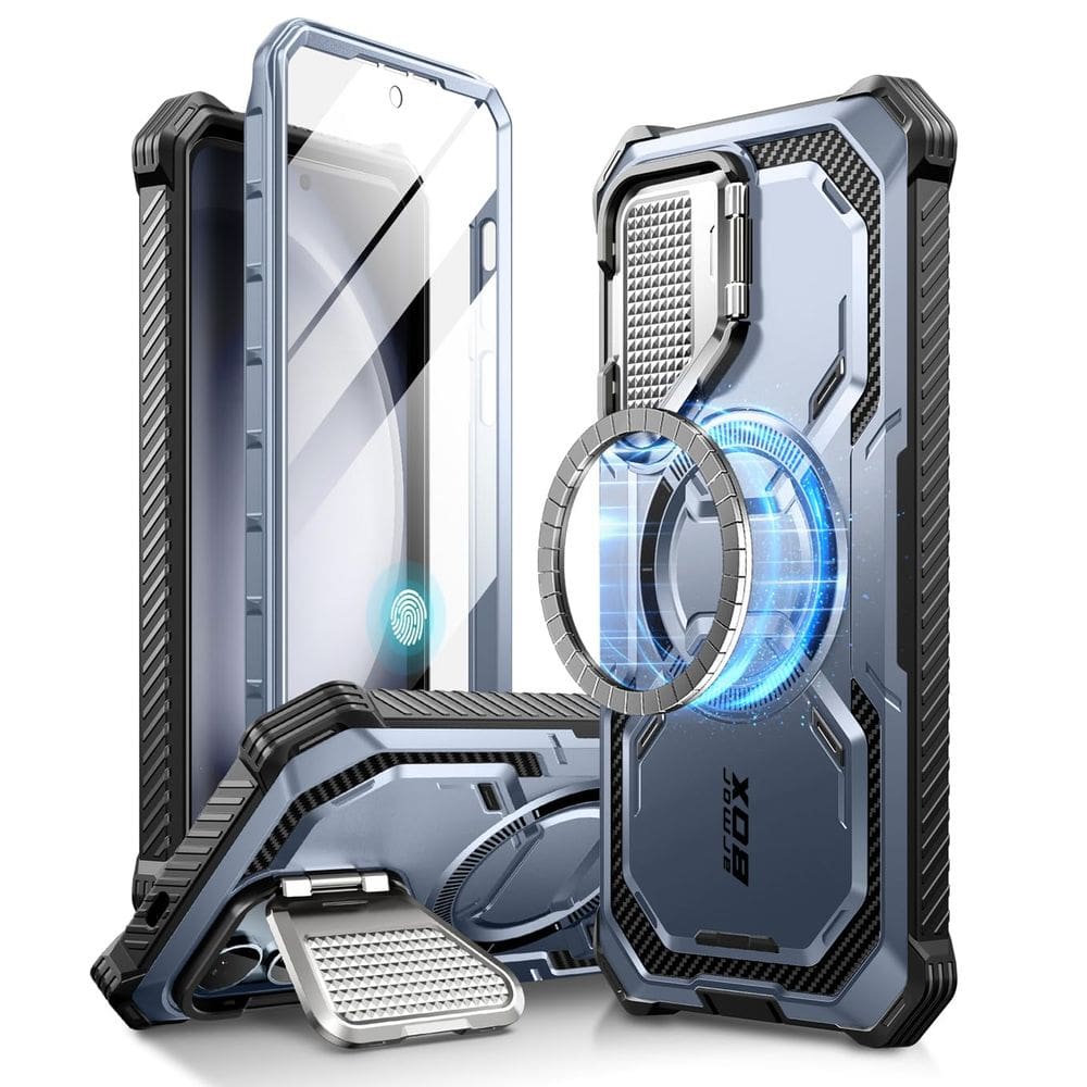 Capa de telefone i-Blason Armorbox para Samsung Galaxy S24 azul