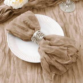 Guardanapos de pano DeZerlor Nude Cheesecloth, conjunto de 50 laváveis