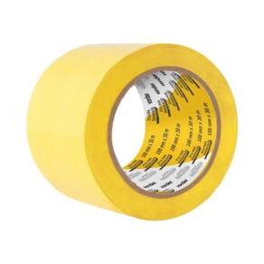 Fita Adesiva Para Demarcação 100mm x 30m Vonder Amarela
