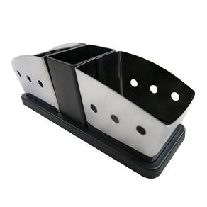 Porta Sachês De Inox Com Suporte Para Palitos De Dente Para Açúcar, Sal, Ketchup