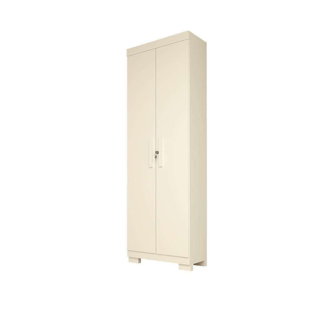 Multiuso Israel Com Chave 2 Portas 100% Mdf Linhamobília Branco