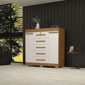 Cômoda Turquia 100% Mdf Linhamobília Cinamomo Off White