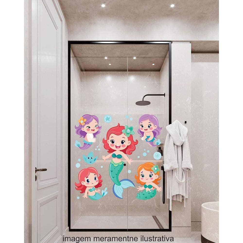 Adesivo Para Box Sereias Mod12