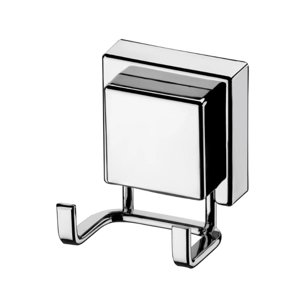 Gancho Duplo com Ventosa Cromado Future