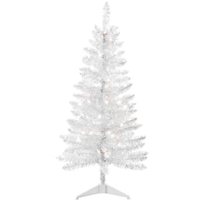 Árvore de Natal Liguanow de 4 pés artificial cheia com 50 luzes