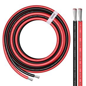 Cabo de fio elétrico iGreely 6AWG 10 pés de cobre estanhado