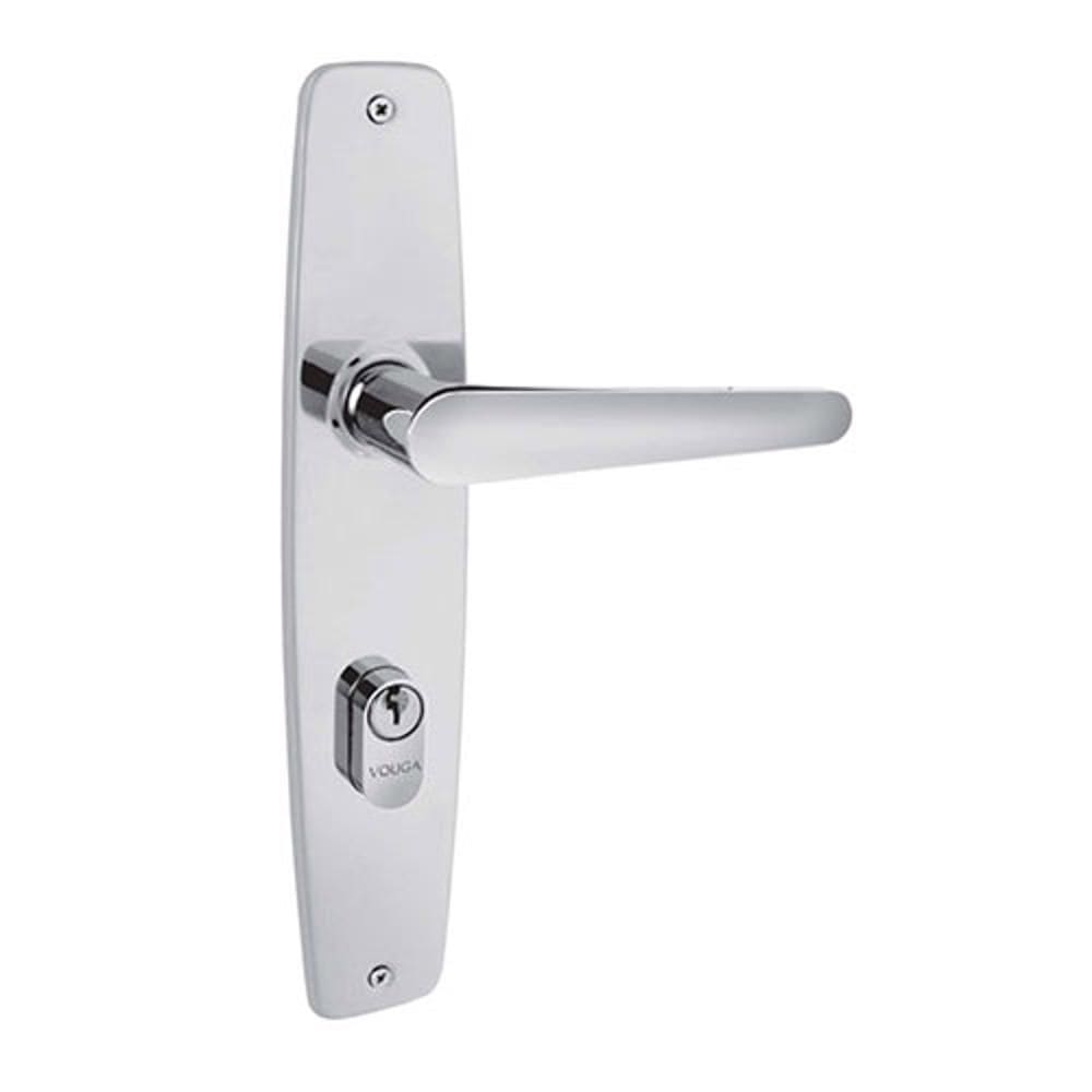 Fechadura Vouga 40mm Substitui Fechadura Fama Antiga Espelho Cromado