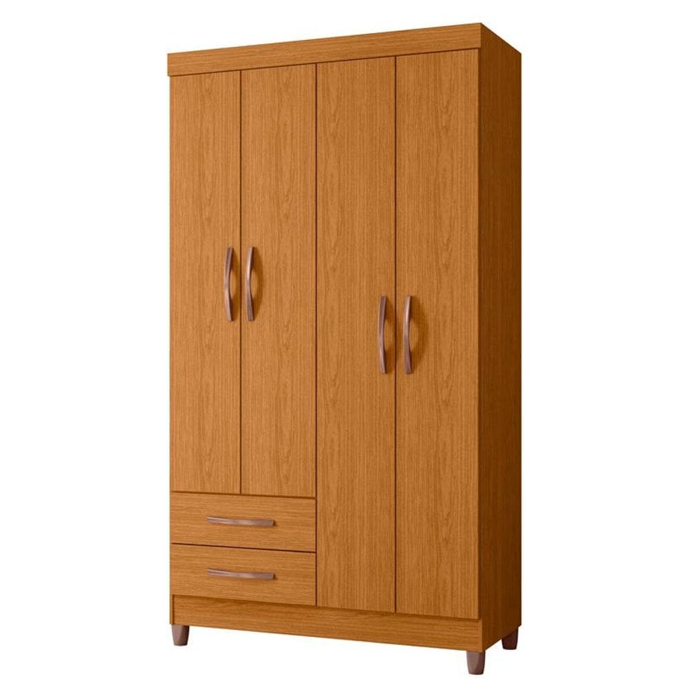 Guarda Roupa Âmbar 4 Portas Cinamomo - ABZ