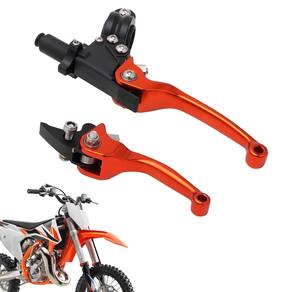 Alavanca de embreagem de freio de motocicleta JFG RACING Universal Orange