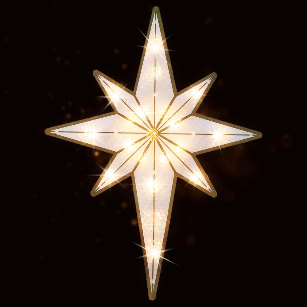 Luz de Natal LAMPHOME Bethlehem Star 20L 17cm para decoração