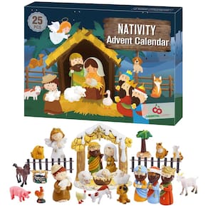 Calendário do Advento Oriental Cherry 2024-25 dias de Natal para crianças