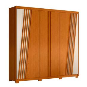Guarda Roupa Ouro Verde 6 Portas Cinamomo/Off White - ABZ