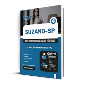 Apostila Prefeitura Suzano Sp 2025 - Auxiliar Administrativo