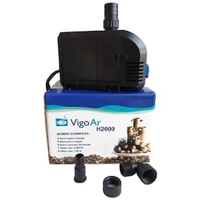 Bomba Submersa Para fonte aquática, Cascatas, etc - Bomba Oxigenadora H2000 Vigo Ar