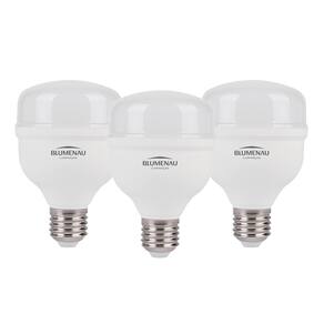 Kit 3 Lâmpadas High Led 40W Bivolt E27 6500K Luz Branca Blumenau