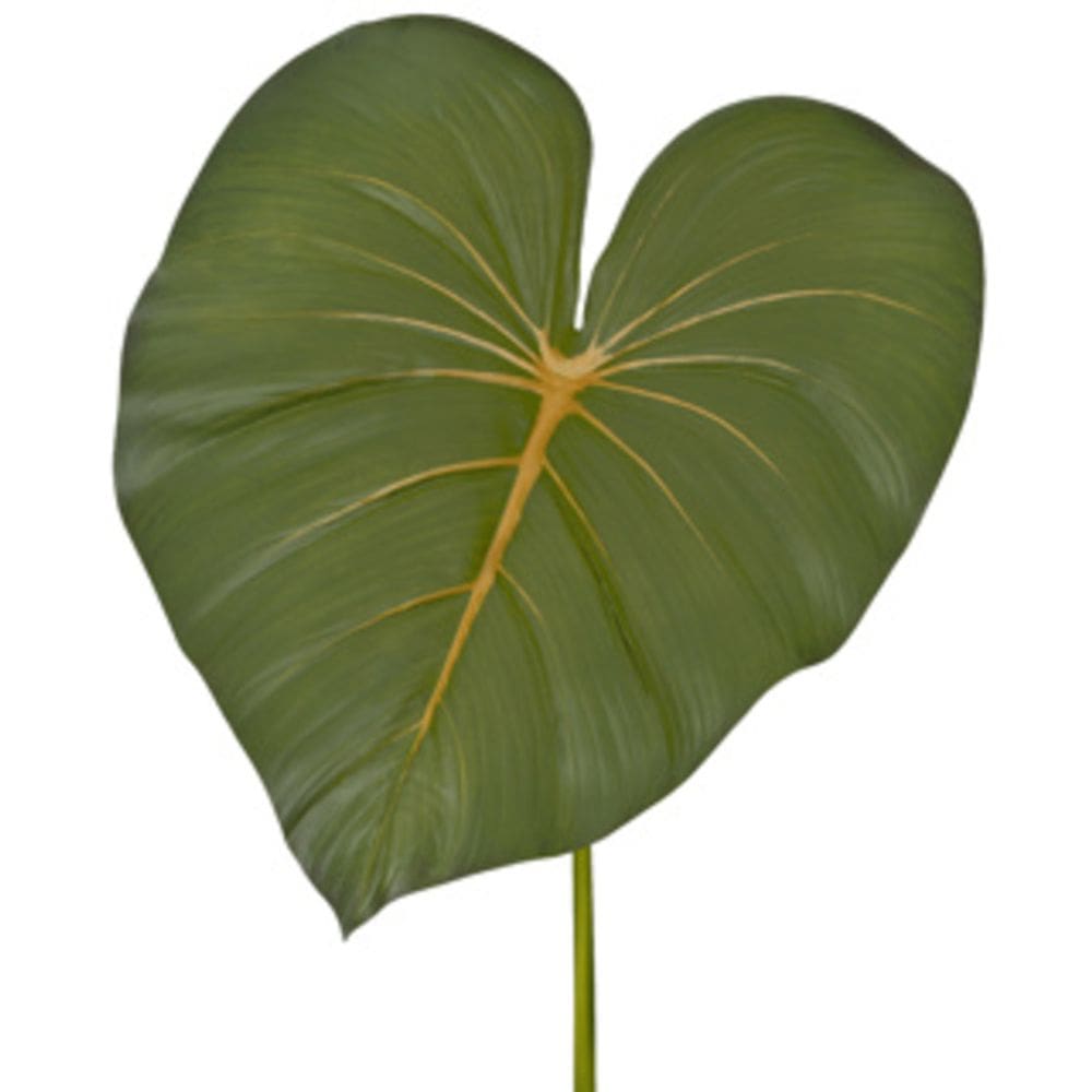 Haste Folha Gigante Antúrio em PVC Verde