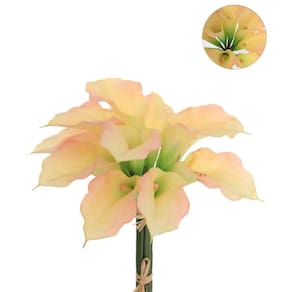 Buque Copo De Leite 12 Flores Siliconado Rosa