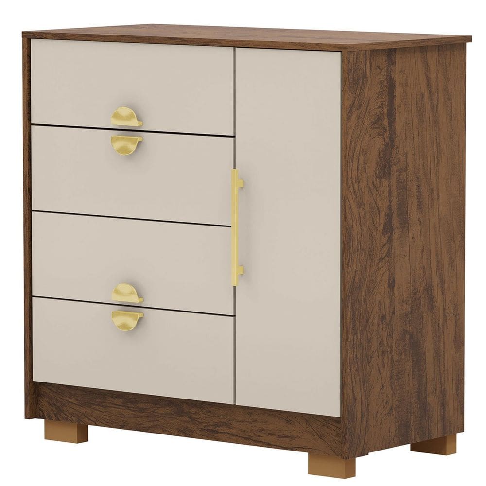 Cômoda Sapateira 4 Gavetas Clarabella