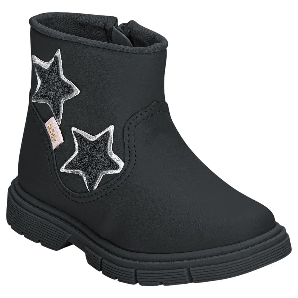 Coturno Infantil Menina Kidy Preto