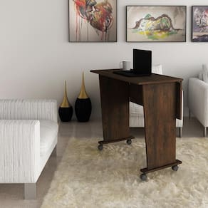 Mesa Escrivaninha Multiuso Dobrável ME4117 Rústico Tecnomobili