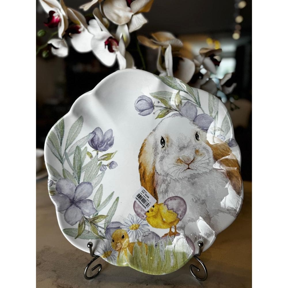 Unidade Prato Raso Champignons Flower Rabbit