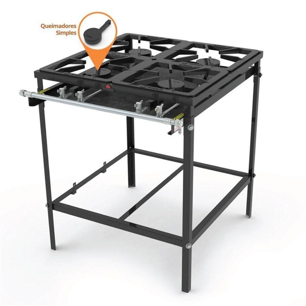 Fogao 4 Queimadores Baixa Pressao Pm-400 - Progás
