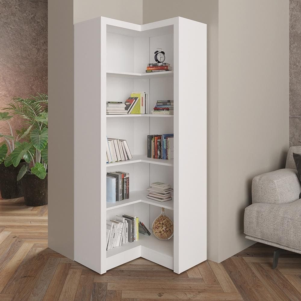 Armário de Canto para Escritório ME4132 Branco Tecnomobili