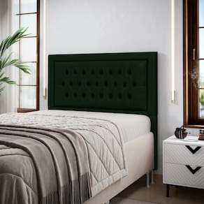 Cabeceira Pegasus 195 Premium / N-026 Veludo Verde