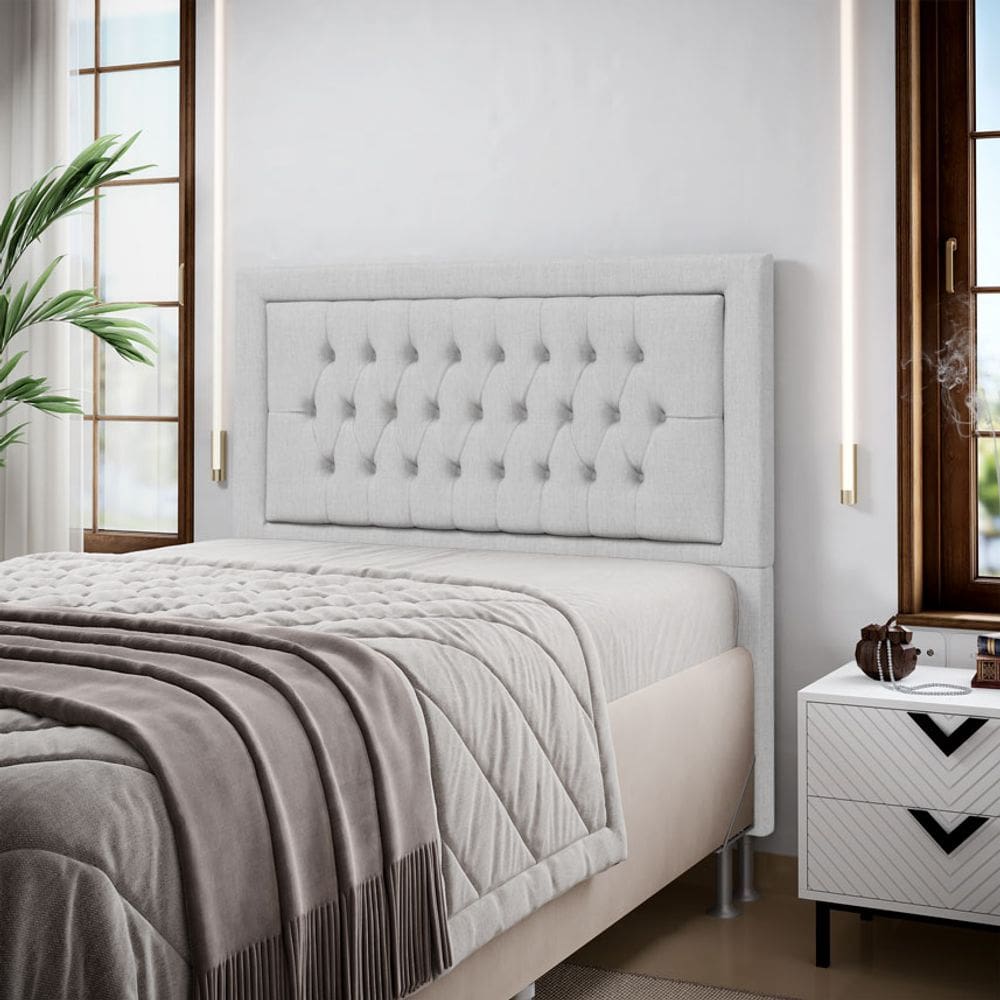 Cabeceira Pegasus 160 Premium Linho Aradecor