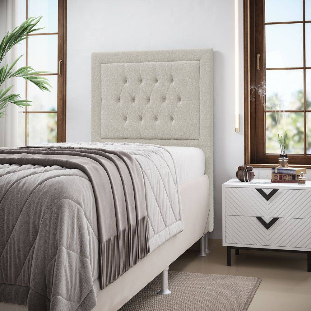 Cabeceira Pegasus 90 Premium Bouclê Aradecor