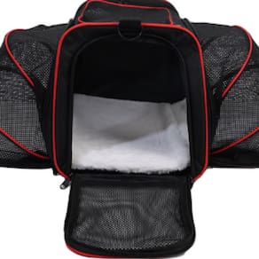 Bolsa Casa Para Pet Até 9Kg Transporte Viagem Expansível Avião Premium Cão Gato Animais Estimação