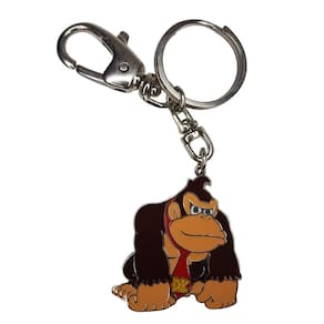 Chaveiro Donkey Kong Metal Com Mosquetão - Oficial Nintendo