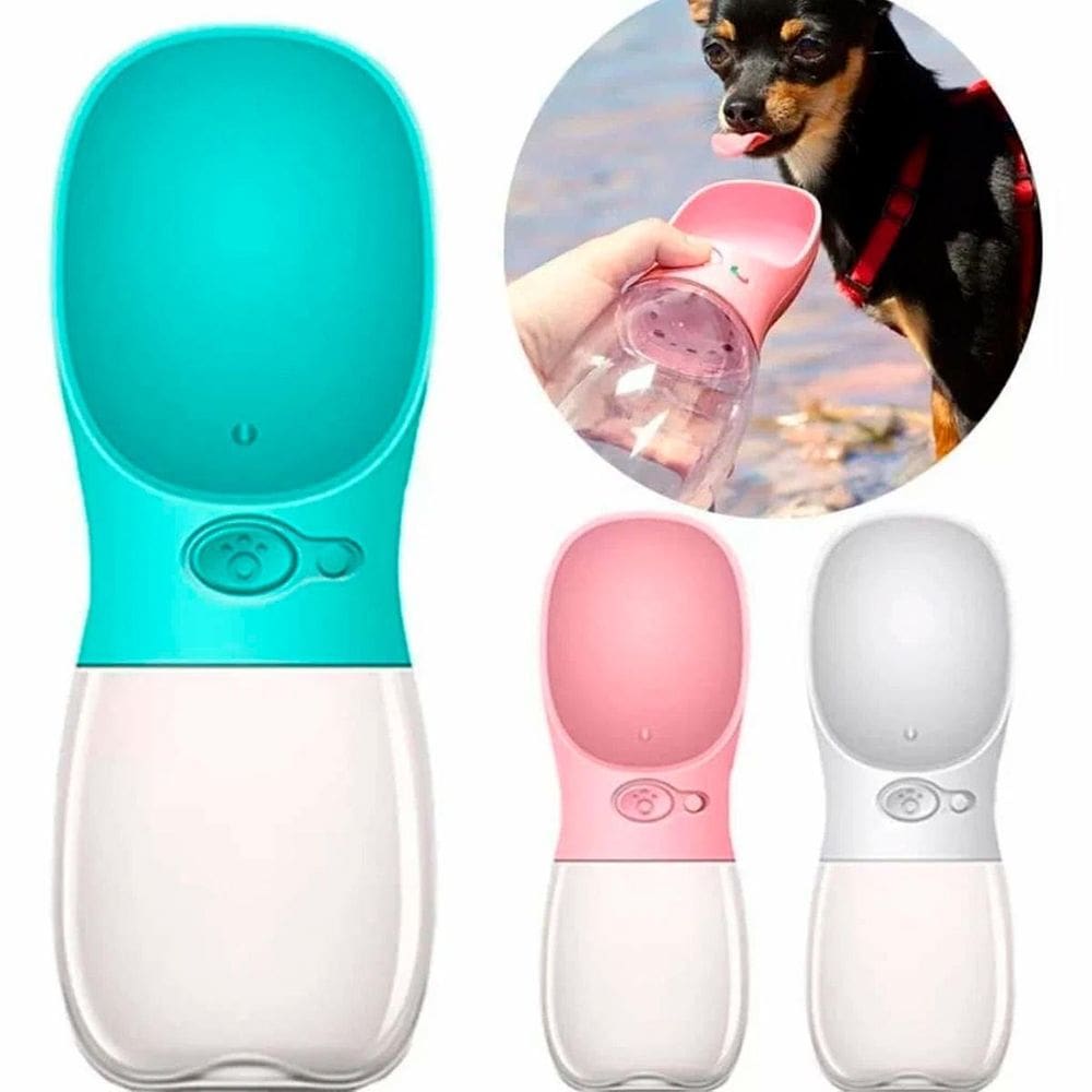 Garrafa Portátil De Água Para Gatos E Cães Prática