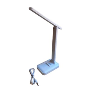 Abajur Luminária De Mesa Articulável 12 Leds Recarregável