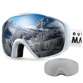 Óculos de esqui OutdoorMaster A02 Vlt 9,5% antiembaçante UV 100% homens e mulheres