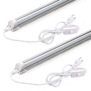 Lâmpada LED para loja Barrina 2FT 20W 3000LM 6500K T8, pacote com 2