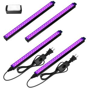 Luz preta LED Barrina 10W 30cm magnética com interruptor liga/desliga