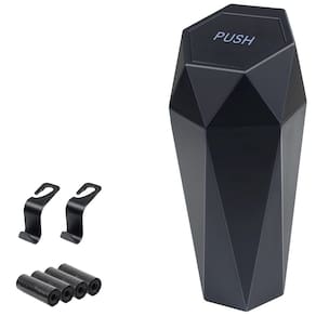 Lixeira de carro BFXM com tampa, lixeira para porta-copos