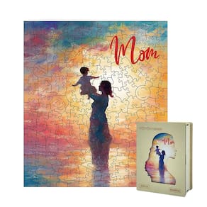 Quebra-cabeça de madeira MQJ-1 200 peças para adultos e crianças 30x26 cm
