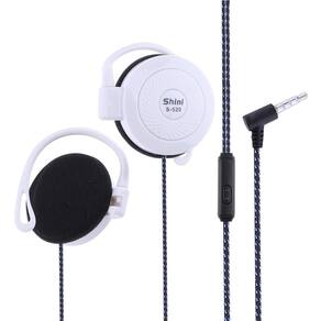 Fones de ouvido com clipe, gancho de ouvido, fones de ouvido estéreo S-520