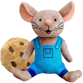 Conjunto de brinquedos de pelúcia, dê um biscoito a um mouse e se você reservar amigos