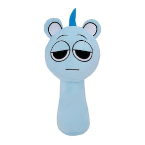 Almofada Sprunki de pelúcia recheada para fãs de jogos de terror (25 cm)