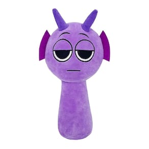 Almofada Sprunki de pelúcia recheada para decoração de quarto de fãs de jogos de terror